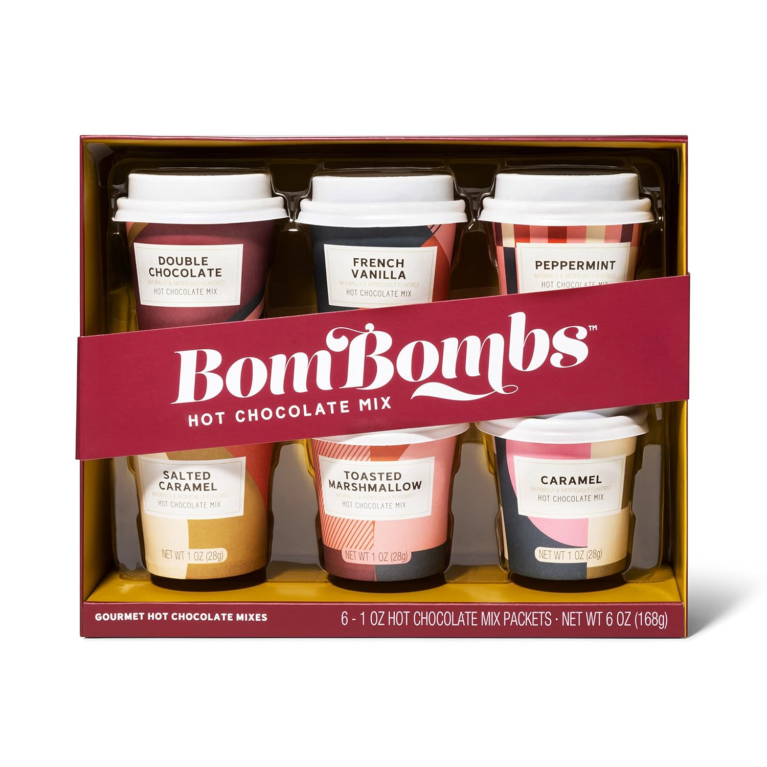 Gourmet Hot Chocolate Mix Gift Set, 6 Flavors