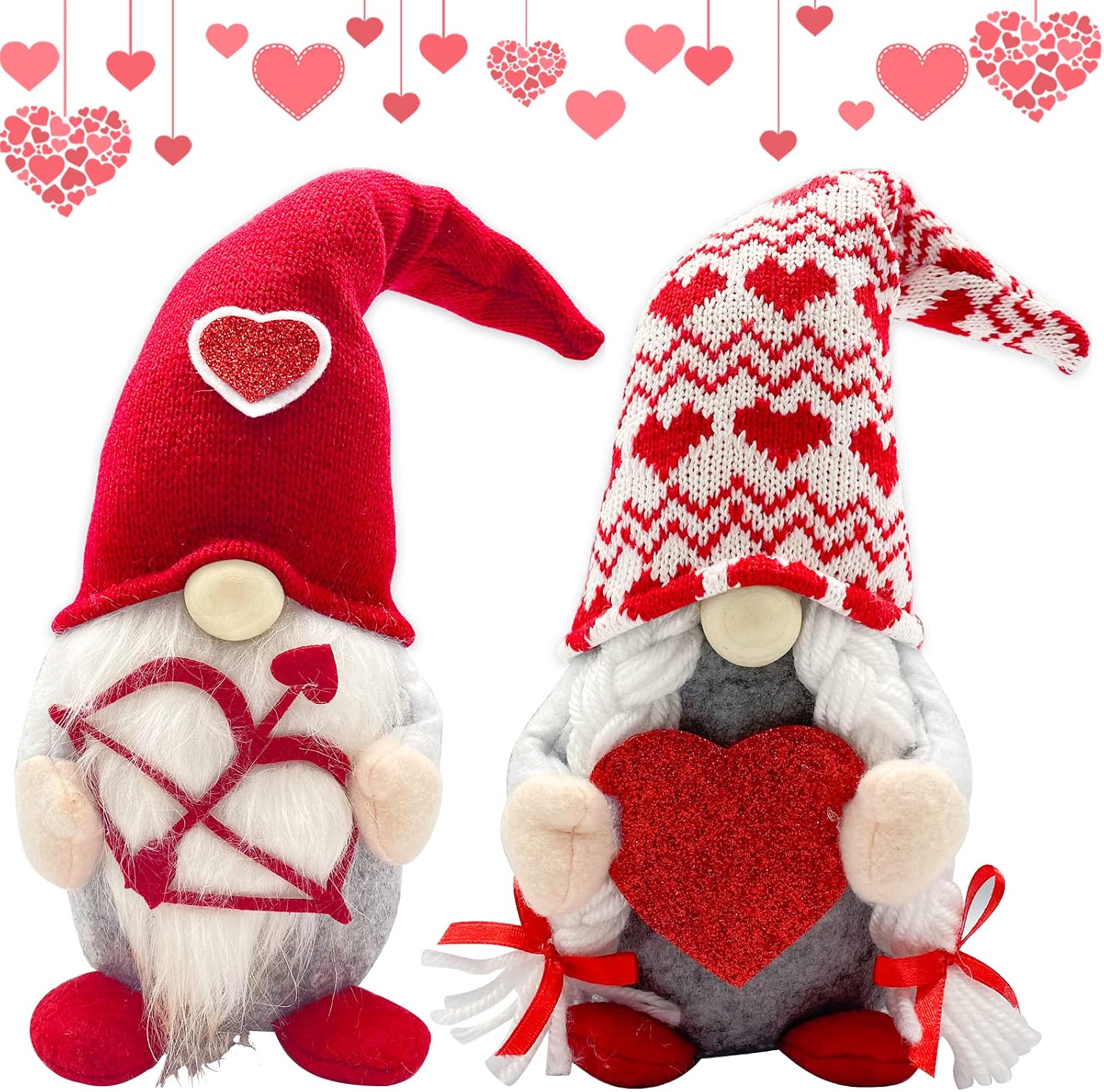Valentine Couple Gnomes Decorations