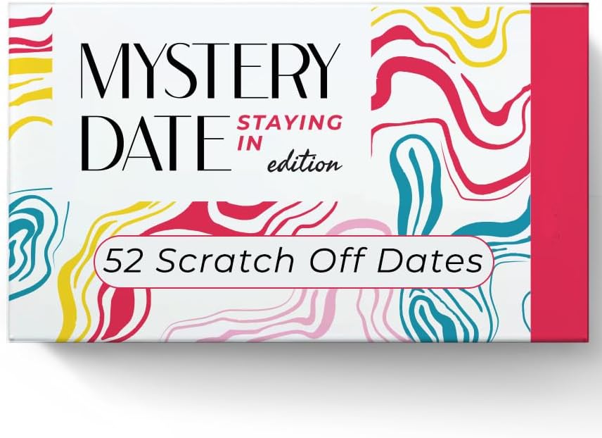 Mystery Date Night Scratch-Off Cards, 52 Ideas