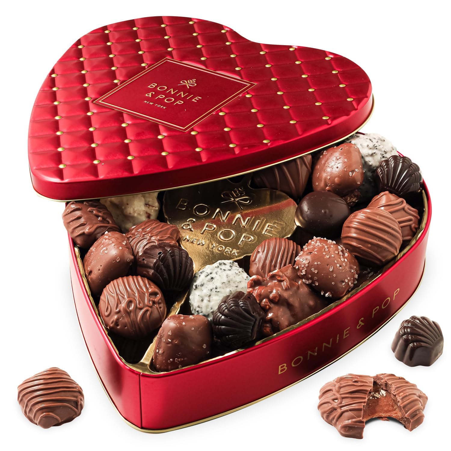 Heart Shaped Chocolate Gift Basket