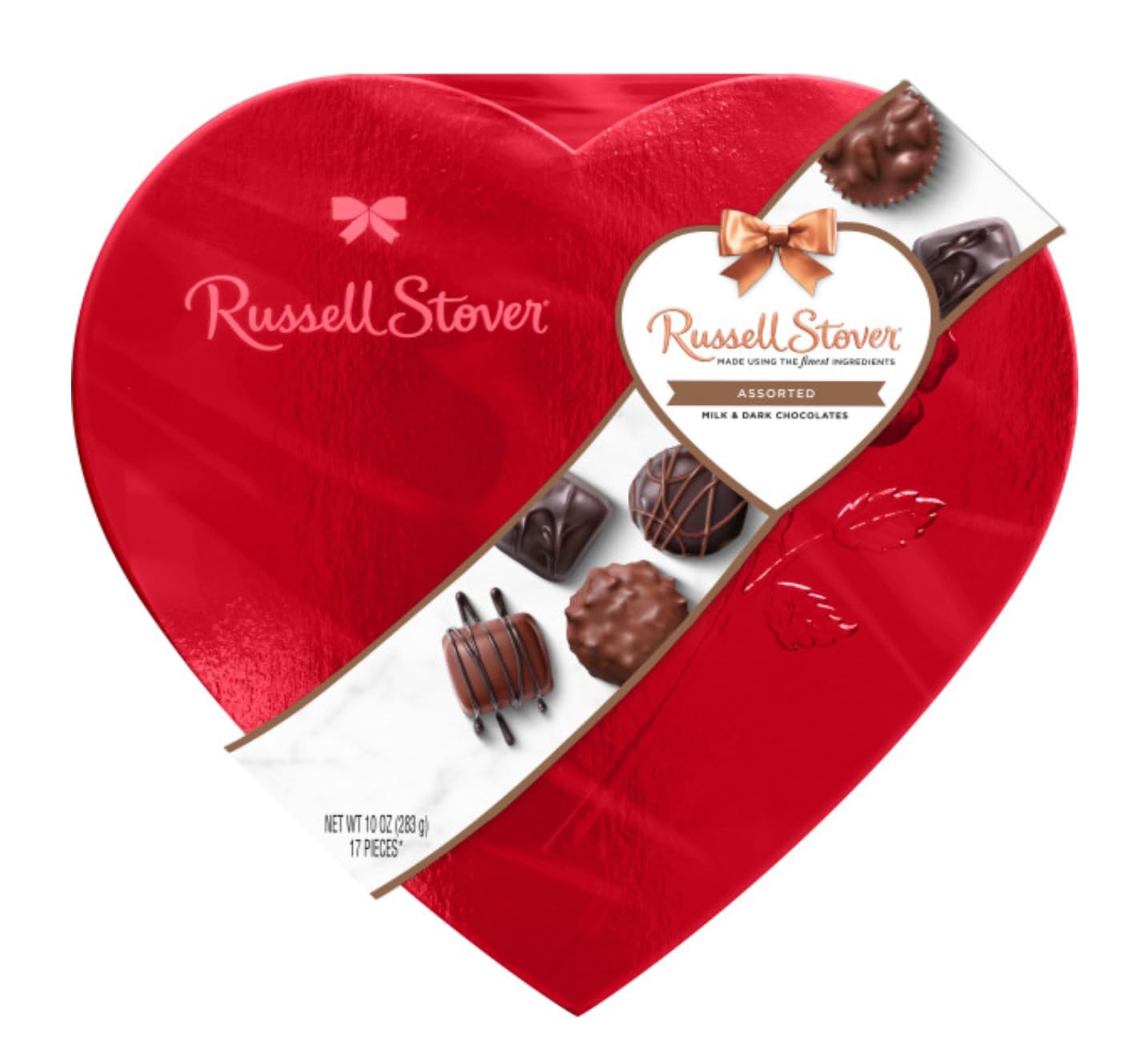 Russell Stover Red Foil Heart Assorted Chocolate