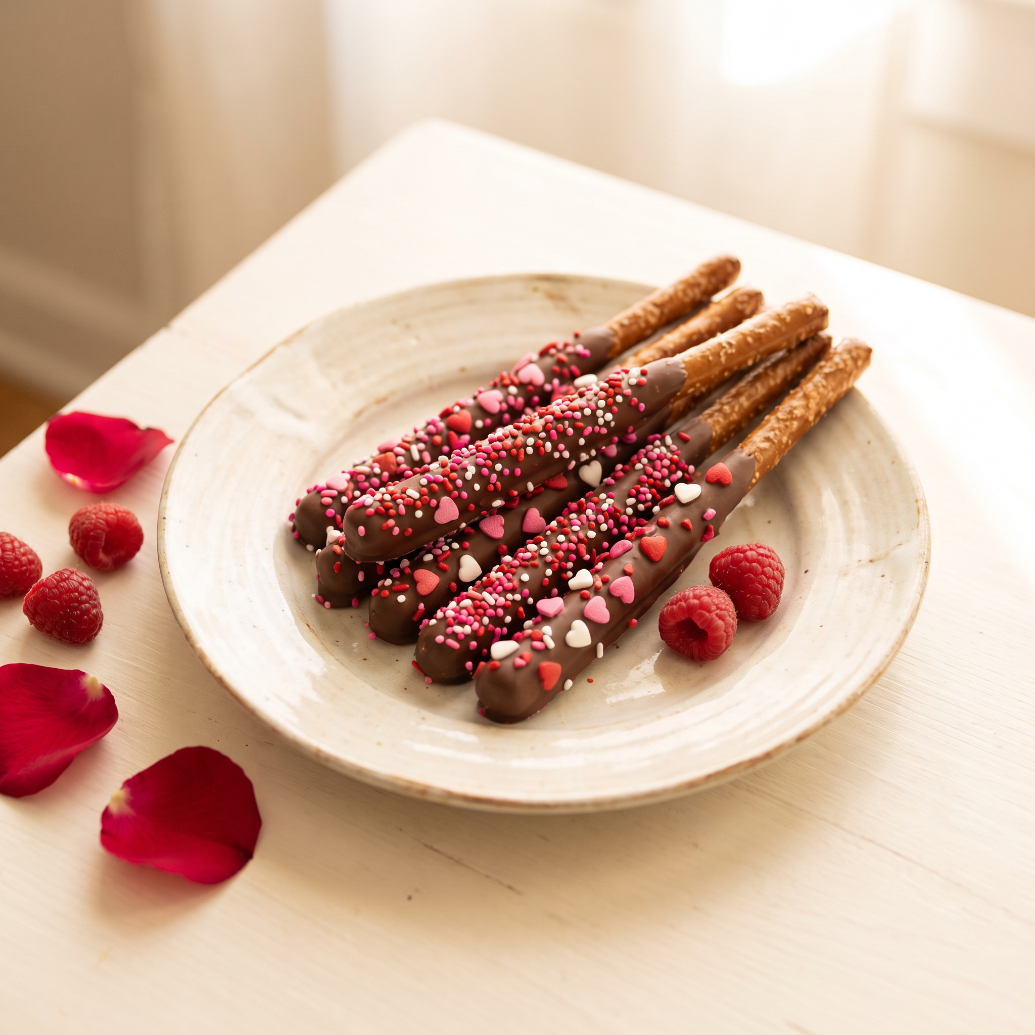 Valentine Pretzel Rods